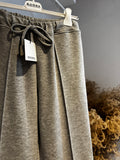 Wide-Leg Lounge Hose mit Kordel