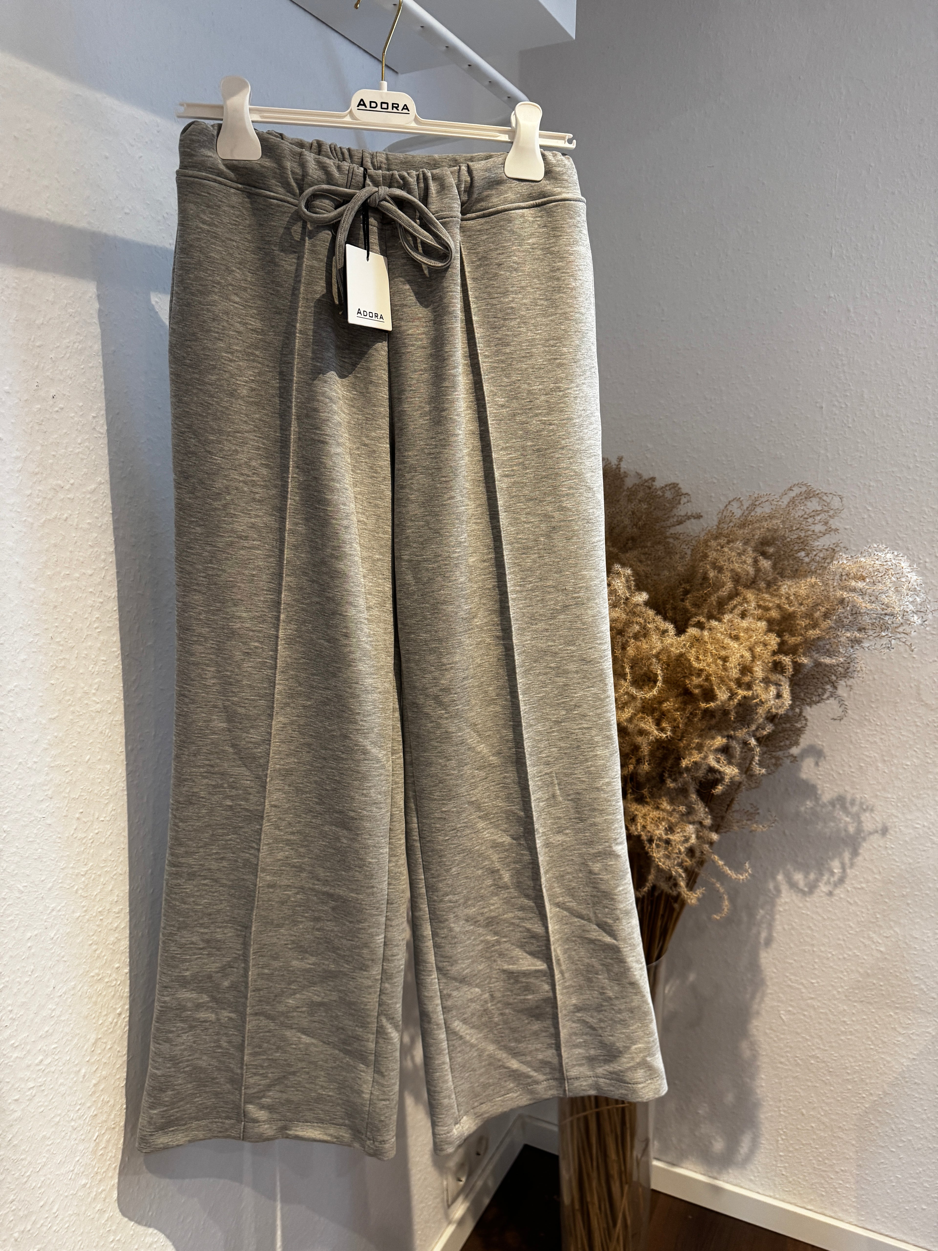 Wide-Leg Lounge Hose mit Kordel