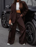Blazer & Wide-Leg Hose